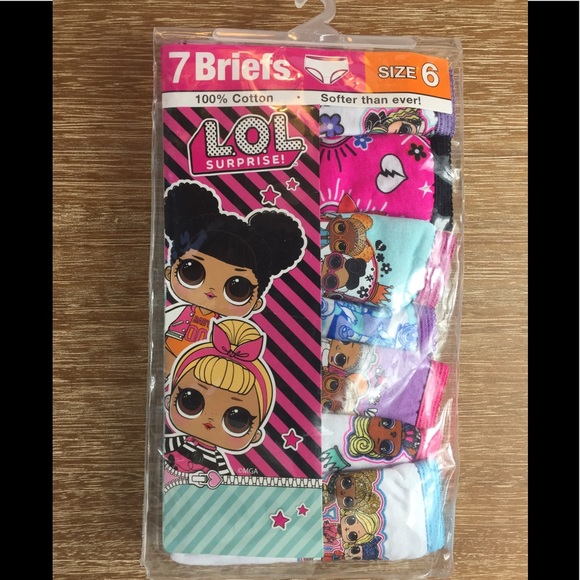 Handcraft Other - L.O.L. Girls Surprise Underwear 7 - Pack Size 6